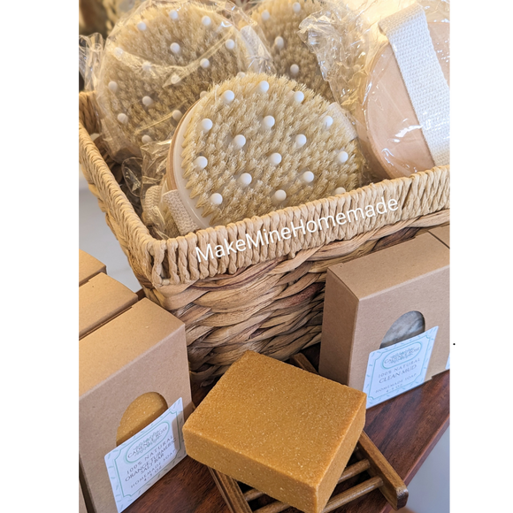 Round Dry Brush and Body Scrubber